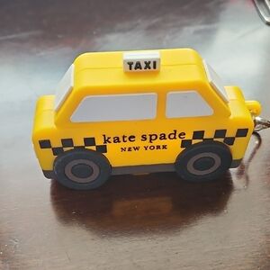 Kate Spade Yellow and Black Taxi Toy Car